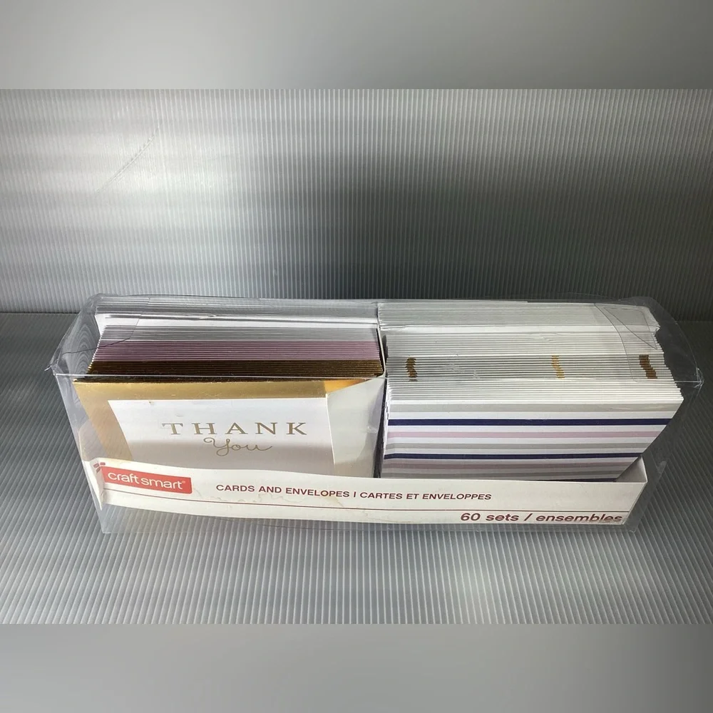 Craft Smart 60 Count Thank You Cards with Envelopes